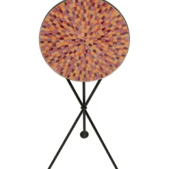 Table d appoint Clack Mosaic rouge Ø35cm><noscript><img width=