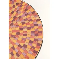 Table d appoint Clack Mosaic rouge Ø35cm><noscript><img width=