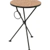 Table d appoint Clack Mosaic orange Ø35cm>KARE Design Sale