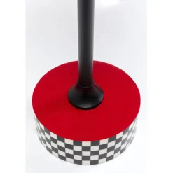Table d appoint Domero Checkers rouge Ø40cm><noscript><img width=