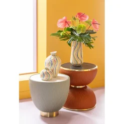 Table d appoint Endless Vegas orange Ø47cm><noscript><img width=