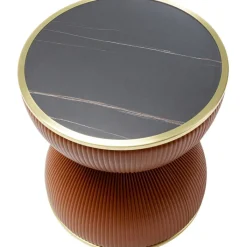 Table d appoint Endless Vegas orange Ø47cm><noscript><img width=