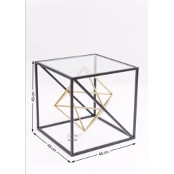 Table d appoint Prisma 45x45cm><noscript><img width=