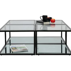 Table d appoint Quadro noir 50x50cm><noscript><img width=