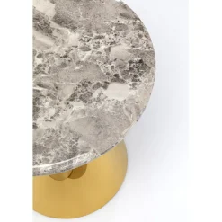 Table d appoint Rita doré Ø50cm><noscript><img width=