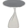 Table d appoint Spacey argenté Ø36cm>KARE Design Sale