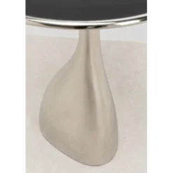 Table d appoint Spacey argenté Ø36cm><noscript><img width=