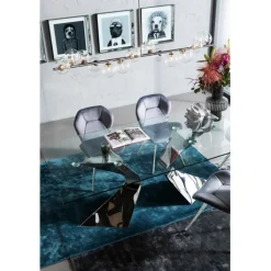 Table Gloria chrome 200x100cm>KARE Design Outlet