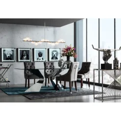 Table Gloria chrome 200x100cm><noscript><img width=