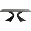 Table Gloria noir ceramique 200x100>KARE Design