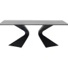 Table Gloria noir 200x100cm>KARE Design Outlet
