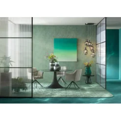 Table Grande Possibilita noir bubble Ø150cm>KARE Design Online