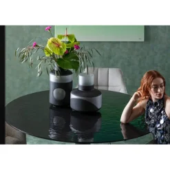 Table Grande Possibilita noir bubble Ø150cm><noscript><img width=