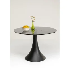 Table Grande Possibilita verre fumé Ø110cm>KARE Design Best