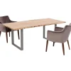 Table Harmony acier brut 200x100cm>KARE Design Discount
