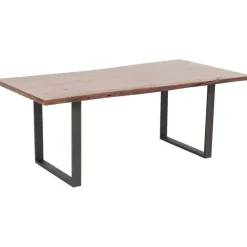Table Harmony foncé acier brut 200x100>KARE Design Best