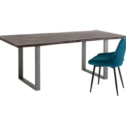 Table Harmony foncé acier brut 180x90><noscript><img width=