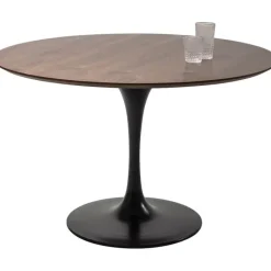 Table Invitation Set noyer noir Ø120cm>KARE Design New