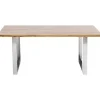 Table Jackie chêne-chromé 160x80>KARE Design Discount