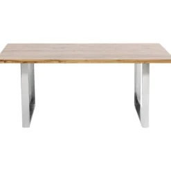 Table Jackie chêne-chromé 160x80>KARE Design Discount