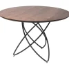 Table Molekular noir noyer Ø120cm>KARE Design