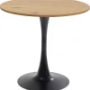 Table Schickeria chêne - noir Ø80cm>KARE Design Discount