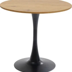 Table Schickeria chêne - noir Ø80cm>KARE Design Discount