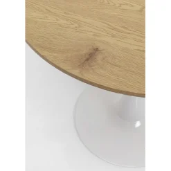 Table Schickeria chêne blanc Ø80cm><noscript><img width=