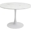 Table Schickeria marbre blanc Ø110cm>KARE Design Online