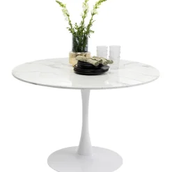 Table Schickeria marbre blanc Ø110cm><noscript><img width=