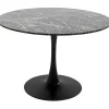 Table Schickeria marbre noir Ø110cm>KARE Design Outlet