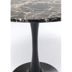 Table Schickeria marbre noir Ø80cm><noscript><img width=