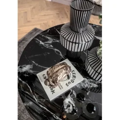 Table Solo Marble noir Ø110><noscript><img width=