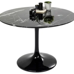 Table Solo Marble noir Ø110><noscript><img width=