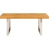 Table Symphony chêne chromé 200x100>KARE Design New