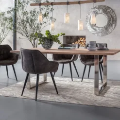 Table Symphony chromé 200x100><noscript><img width=