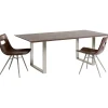 Table Symphony foncé chromé 180x90>KARE Design Outlet