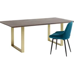 Table Symphony foncé laiton 160x80><noscript><img width=