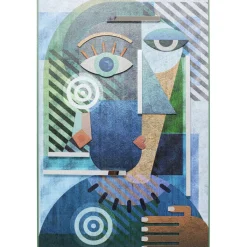 Tableau décoratif Geometric Woman 100x150cm>KARE Design Sale