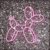 Tableau en verre Balloon Dog LED 80x80cm>KARE Design Best