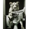 Tableau en verre Bath Lionne 60x80cm>KARE Design Outlet