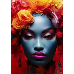Tableau en verre Flowers Dream Women 80x120cm><noscript><img width=