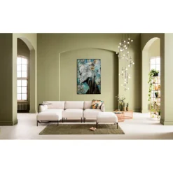 Tableau en verre Lady Flower 100x150cm>KARE Design Sale