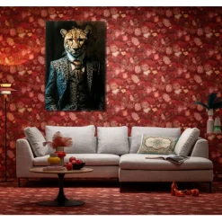 Tableau en verre Mister Leo 100x150cm>KARE Design Online