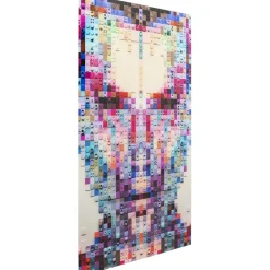 Tableau en verre Pixel Face 120x80cm>KARE Design Best