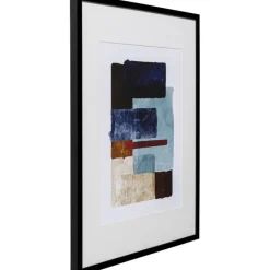 Tableau encadré Box Back bleu 60x80cm><noscript><img width=