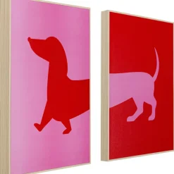 Tableau encadré Dog Frankie (2/Set)>KARE Design New