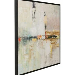 Tableau encadré Dust doré 120x120cm><noscript><img width=