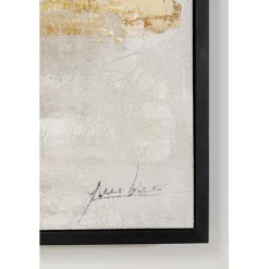 Tableau encadré Dust doré 120x120cm><noscript><img width=