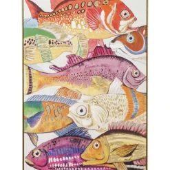 Tableau encadré Fish Meeting One 75x100cm>KARE Design Clearance